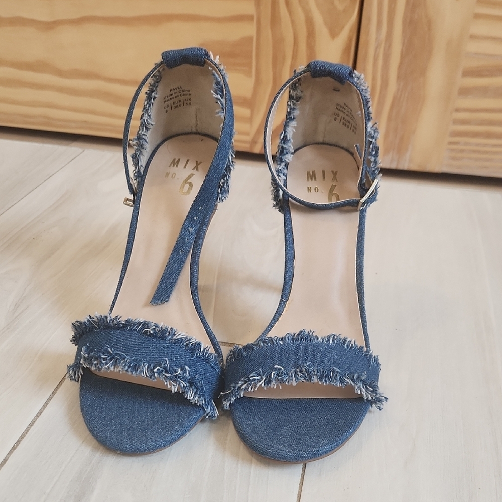 Mix No. 6 Women's Blue Denim Sandals